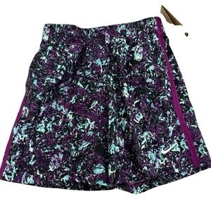 Nike Dri-FIT Training Shorts‎ Kids Small Purple/Black/Blue NWT